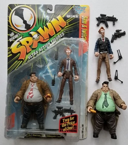 SPAWN SAM & TWITCH Ultra action Figures (Series 7) McFarlane Toys 1996. 4 figs Cover