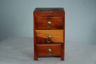 Vtg Mini Cedar 3 Drawer Chest Dresser Wood Jewelry Box BROWNSVILLE TENN.