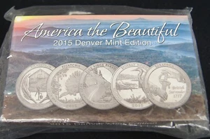 FACTORY SEALED 2015 America The Beautiful Quarter Proofs 4 piece Set See Photos - Picture 1 of 3