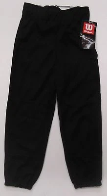 Wilson A4197 Black Pull On Baseball Pant Youth  - Image 1 of 2