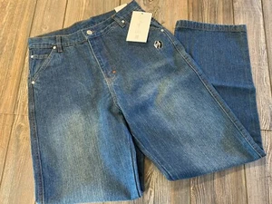 NWT Boys ENYCE Medium Blue Denim Straight Fit Logo Jeans Size 16 ~ NICE!! - Picture 1 of 4