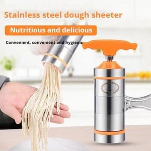 Stainless Steel Handheld Noodle Maker Manual Pasta Press Machine with 7-Blade - Picture 1 of 8