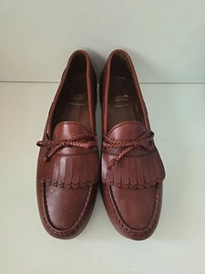 Mocasines Allen Edmonds Woodstock Kilt para hombre talla 10 D pajarita trenzada - Imagen 1 de 9