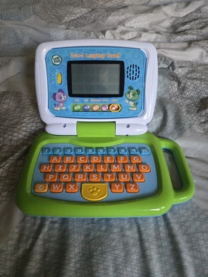 LeapFrog 2-In-1 LeapTop Touch Lap Top Tablet Computer Ages 2+ Works - Image 1 of 4