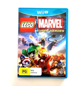 Lego Marvel Super Heroes Nintendo Wii U Game PAL Complete - Picture 1 of 6