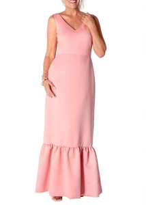 Camilyn Beth Venus Satin Gown Dusty Pink - Picture 1 of 16