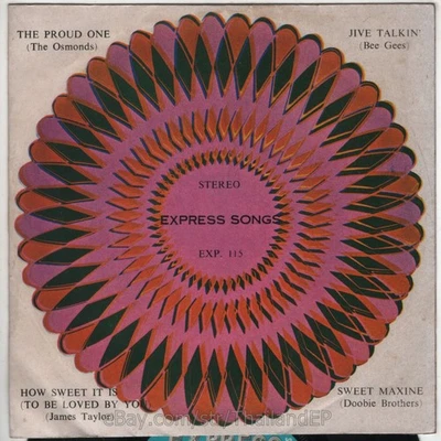 THE OSMONDS /BEE GEES /JAMES TAYLOR /DOOBIE BROTHERS THAI EP 7" THAILAND 45RPM - Image 1 of 3