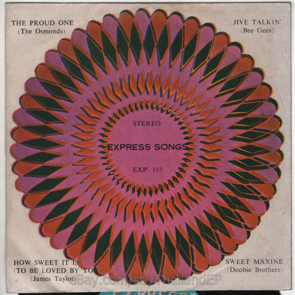 THE OSMONDS /BEE GEES /JAMES TAYLOR /DOOBIE BROTHERS THAI EP 7" THAILAND 45RPM - Image 1 of 3