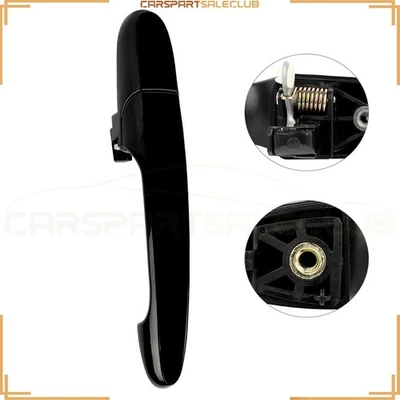 1x Exterior Rear Right Door Handle Black For 2005-2011 Buick LaCrosse 4-Door V6 Foto 1 de 4