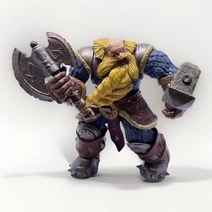 WARCRAFT III 3 Muradin Bronzebeard King Collectible 6” Figure 2002 Blizzard - Picture 1 of 5