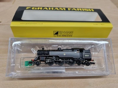 Graham Farish N Gauge 372-535 Standard 4MT 80027 BR Lined Black -Lenz DCC Fitted - Image 1 of 4