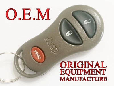 OEM Jeep Grand Cherokee 2001 2002 2003 2004 mando a distancia sin llave mando a distancia control de alarma Foto 1 de 4