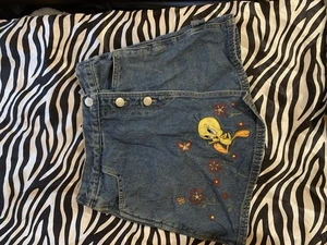Vintage Tweety Bird Girls Skort Size 6x - Picture 1 of 5