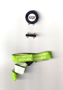 British Grand Prix 2017 Marshall's Pin Badge - Picture 1 of 1