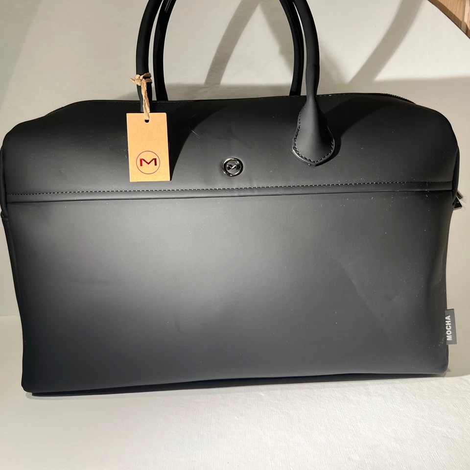 Bolso de Mano Mocha Oakley Overnight Cuero PU Negro - Equipaje de Mano de Viaje 44 cm Foto 1 de 4