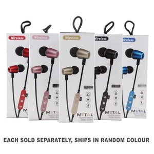 Metallic Wireless Magnetic Bluetooth Sports Headset with TF Card Slot Home Decor - Picture 1 of 1