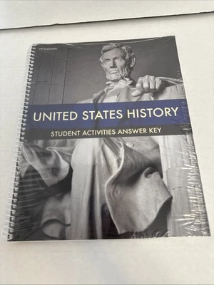 BJU United States History  (5th ed) Student Activities Answer Key **New!** - Image 1 of 3