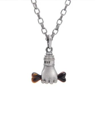 Collar Vivienne Westwood Gunmetal Puño Hueso, buen estado Foto 1 de 3