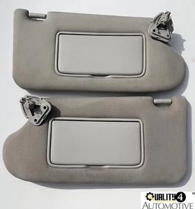 Nissan Altima 2013-2018 OEM Driver & Passenger Side Gray Cloth LH RH Sun Visors - Picture 1 of 3