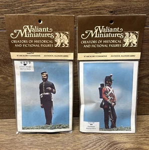 Valiant Miniatures 54mm Lot of 2 Fort Henry Soldier Figures - Vintage - Picture 1 of 2