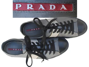 PRADA Made in Italy men's shoes 41 EU / 7 UK / 8 US PR01 T2P - Imagen 1 de 10
