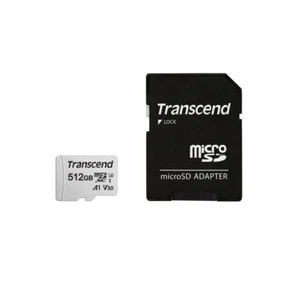 760557847335 Transcend microSD Card SDXC 300S 512GB with Adapter Transcend - Picture 1 of 3