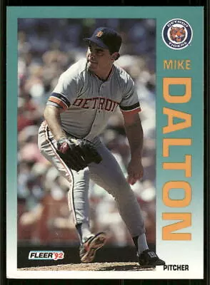 1992 Fleer #131a Mike Dalton - Image 1 of 2