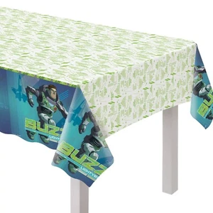 BUZZ LIGHTYEAR THE MOVIE PLASTIC TABLECOVER (1ct)~Birthday Decoration Party - Picture 1 of 1
