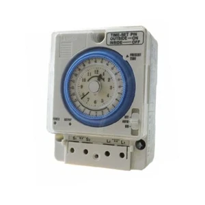 Waterproof 24 Hours Daily Programmable AC 100~250V 15A Mechanical Timer Switch - Picture 1 of 6