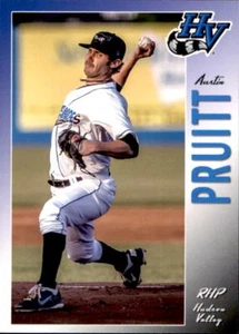 2013 Hudson Valley Renegades Grandstand #25 Austin Pruitt The Woodlands Texas TX - Picture 1 of 2