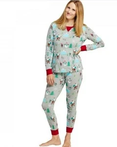 NWT M or L Multicultural diversity elf wondershop pajamas women christmas winter - Picture 1 of 10