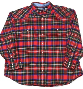 Polo Ralph Lauren Hemd Western Flanell 2XLT 2X Tall Neu mit Etikett - Bild 1 von 5