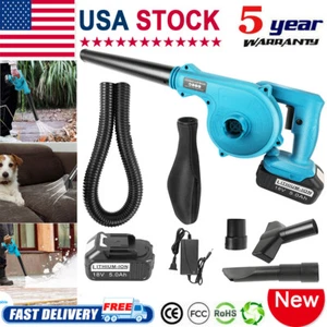 2-in-1 Portable Cordless Leaf Blower Vacuum Dust Cleaner with Battery & Charger - Picture 1 of 18