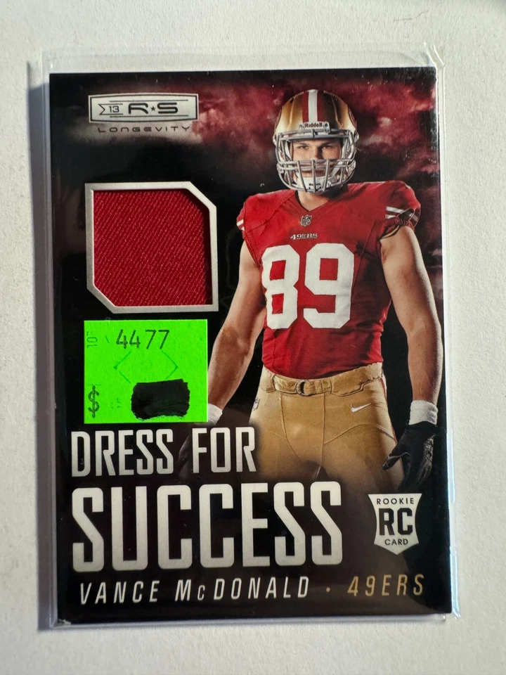 K242,858 - 2013 Rookies and Stars Dress for Success Jerseys #39 Vance McDonald - Image 1 of 1