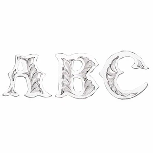 Montana SilverSmiths® 3/4" Silver Trim Letter with Screws - Picture 1 of 1