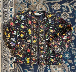 Vintage Vera Bradley Tavern On The Green Quilted Jacket Size Small - Picture 1 of 14