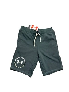 NWT Under Armour Youth Boy s French Terry Sweat Shorts Gray Size YLG - Picture 1 of 4