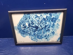 Original Abstract Framed Monotypes Signed - Picture 1 of 4