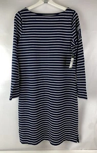 Ralph Lauren Lauren Jeans Co Navy Striped Shirt Dress Size M, New, Cotton. 06 - Picture 1 of 8