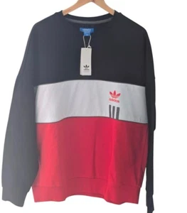 Adidas Archive Series - Suéter - Talla XL - Nuevo Con Etiquetas - Negro/Rojo/Blanco - Imagen 1 de 8