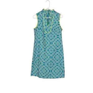 Eliza J ärmelloses Kleid geometrisches Muster Größe 6 - Bild 1 von 4