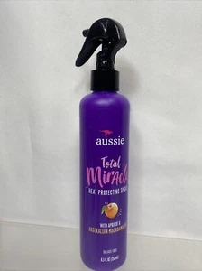 Aussie Total Miracle Heat Protecting Spray Australian Macadamia Oil 8.5 oz NEW - Picture 1 of 2
