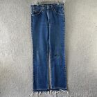 Vintage Levis 517 Jeans Mens 30x34 Blue Denim Pants Boot Cut Orange Tab USA Made