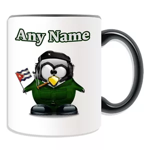 Personalised Gift Che Guevara Mug Money Box Cup Fun Novelty Penguin Cartoon Name - Picture 1 of 21