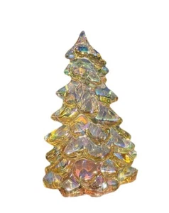 Mosser Christmas Holiday Tree 8” Gold Crystal Carnival (Sugar Cookie) - Picture 1 of 4