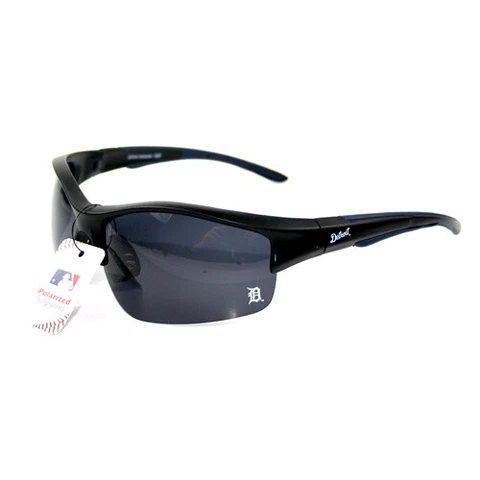 Detroit Tigers MLB Blade Rimless Sunglasses Black Polarized UV Protection Lenses Cover