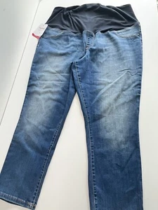 Isabel Maternity Women's Skinny Crop Jeans Size 18 NWT - Picture 1 of 17