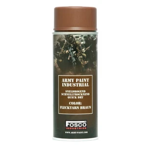 BOMBE PEINTURE MARRON ETOILE  AEROSOL FLECKTARN BRAUN REPRO US ALLEMAND WWII - Imagen 1 de 1