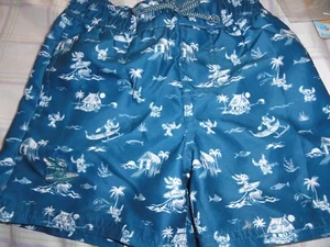 Size 5/6 STITCH Blue Swim Suit NWT Disney Store Boys - Picture 1 of 2