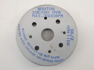 Norton 66252838328 Werkzeug und Schneidschleifscheibe 6 Zoll Durchmesser 100er-Körnung 39C100-HVK... - Bild 1 von 7